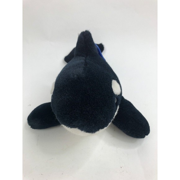 Vintage Sea World Shamu Orca Whale Plush Stuffed Animal 15 Inch - Picture 4 of 10